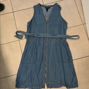 INC International Concepts Denim Sleeveless Dress